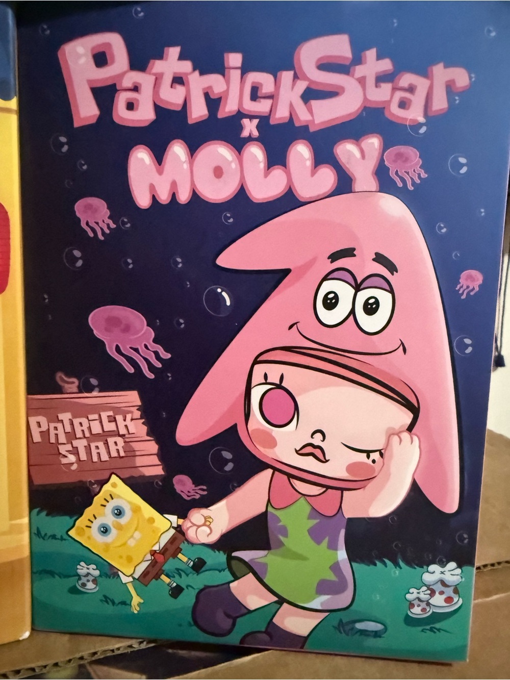 Pop Mart Molly x SpongeBob BJD doll
